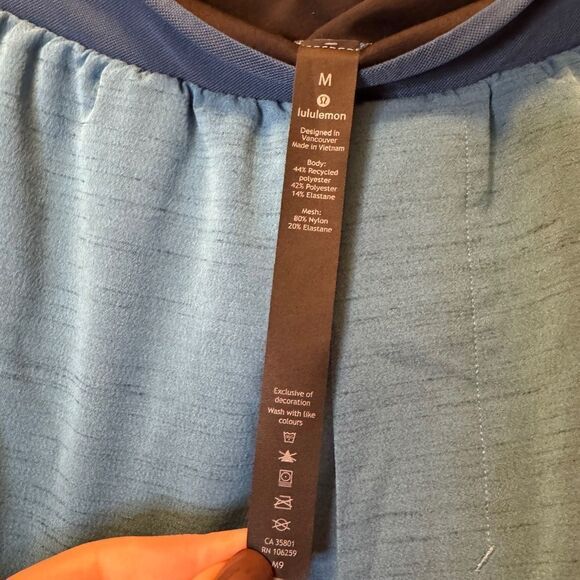 LULULEMON Switch Up Short Neo Blue Men’s Size Medium - Picture 6 of 6